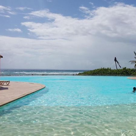 Appartement rez-de-chaussée de villa à 1 minute de la plage Saint-Francois  Esterno foto