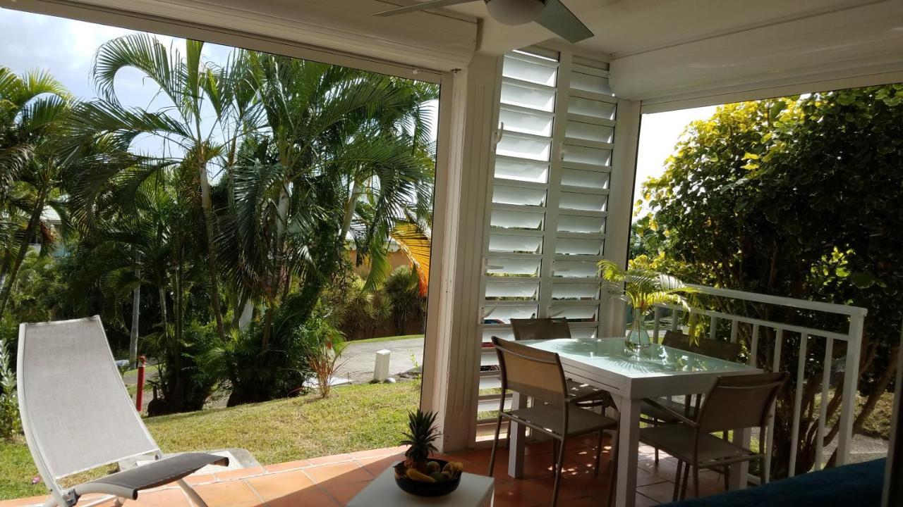 Appartement rez-de-chaussée de villa à 1 minute de la plage Saint-Francois  Esterno foto