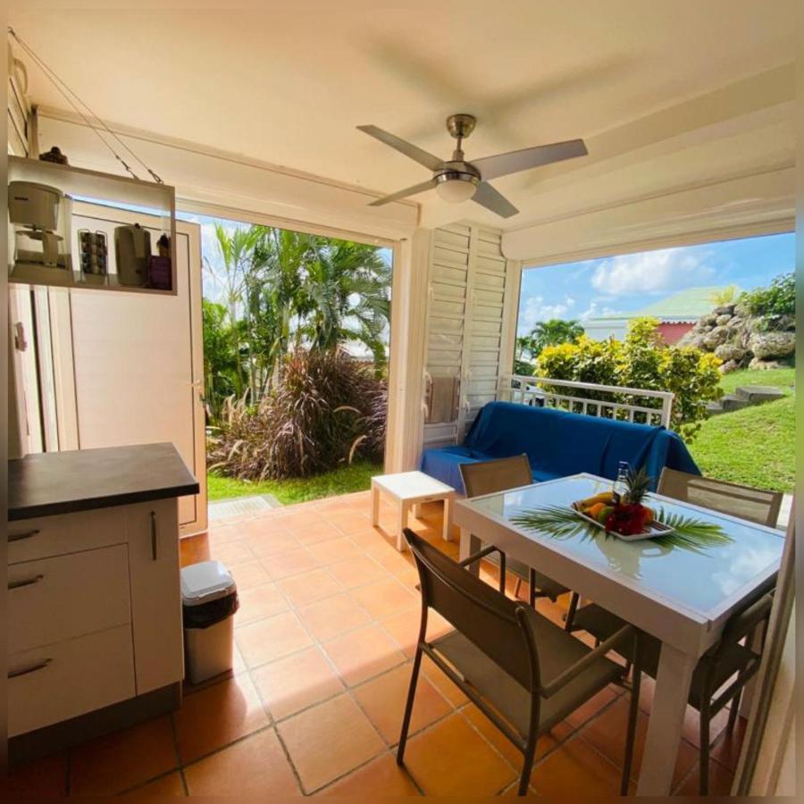 Appartement rez-de-chaussée de villa à 1 minute de la plage Saint-Francois  Esterno foto