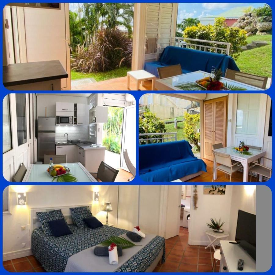Appartement rez-de-chaussée de villa à 1 minute de la plage Saint-Francois  Esterno foto
