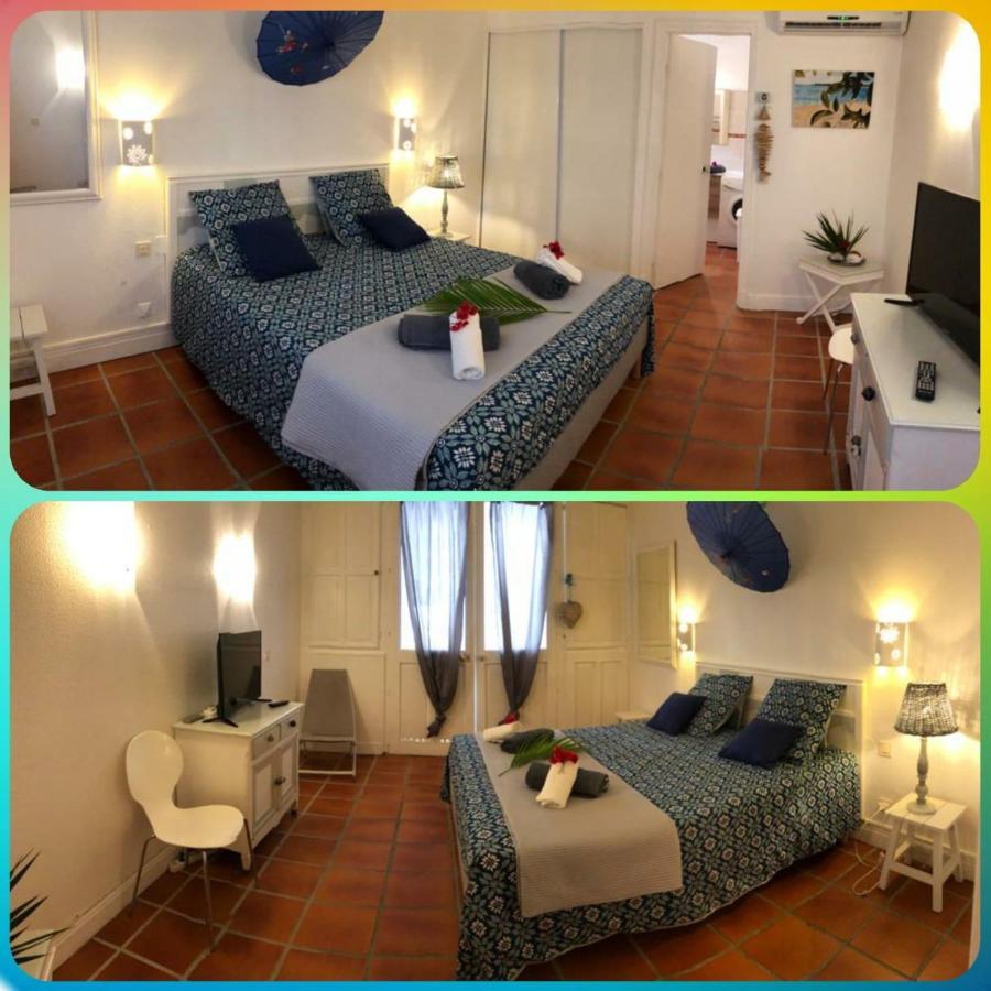 Appartement rez-de-chaussée de villa à 1 minute de la plage Saint-Francois  Esterno foto